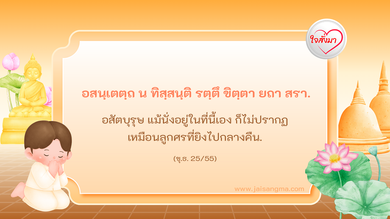 อสนฺเตตฺถ น ทิสฺสนฺติ รตฺตึ ขิตฺตา ยถา สรา