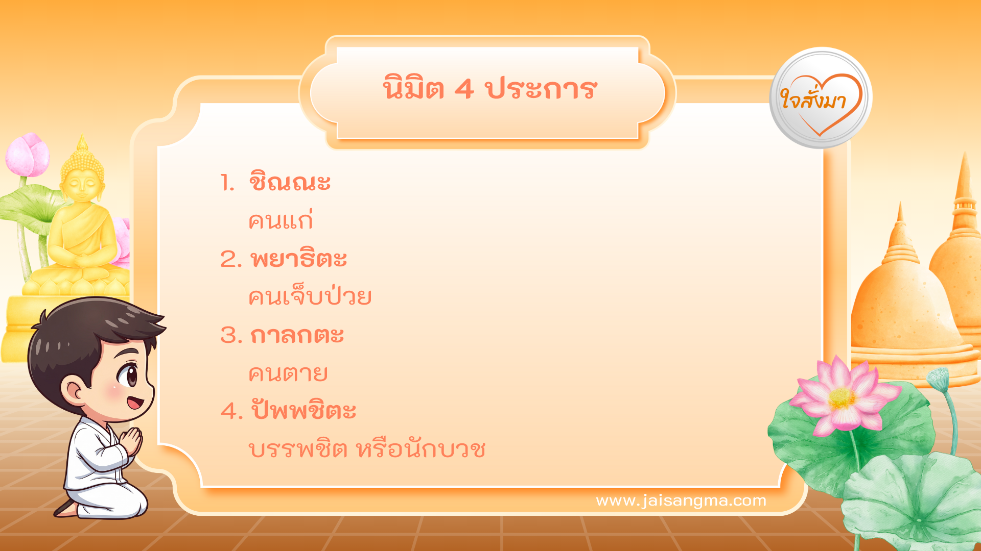 นิมิต 4 ประการ