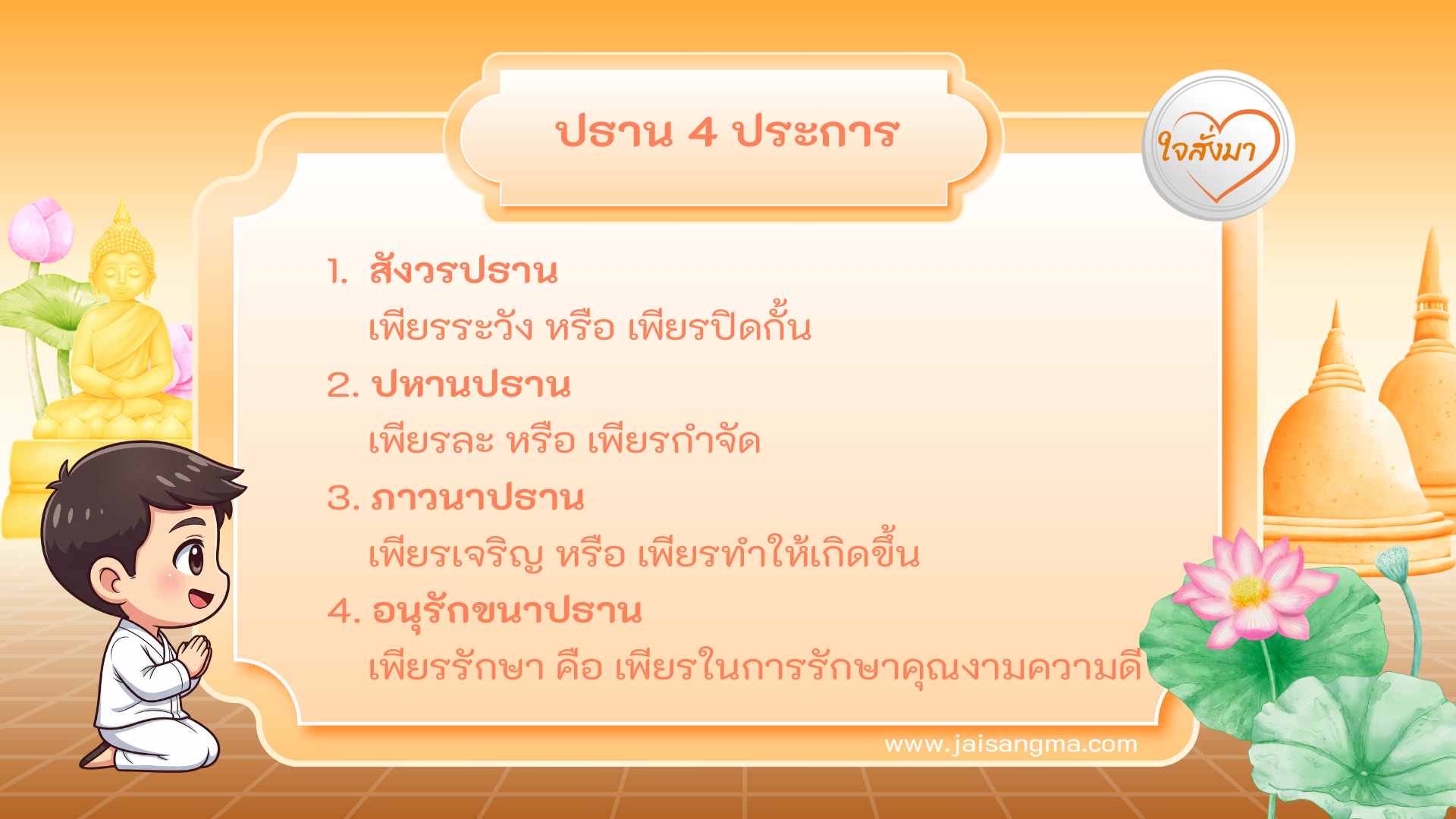 ปธาน 4 ประการ