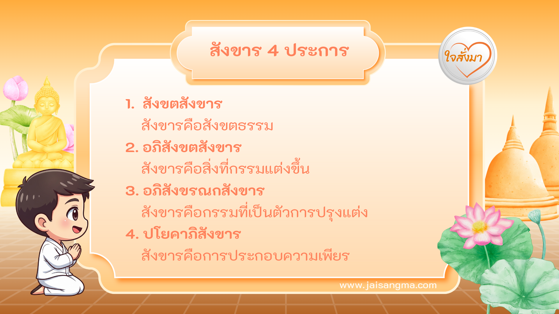 สังขาร 4 ประการ