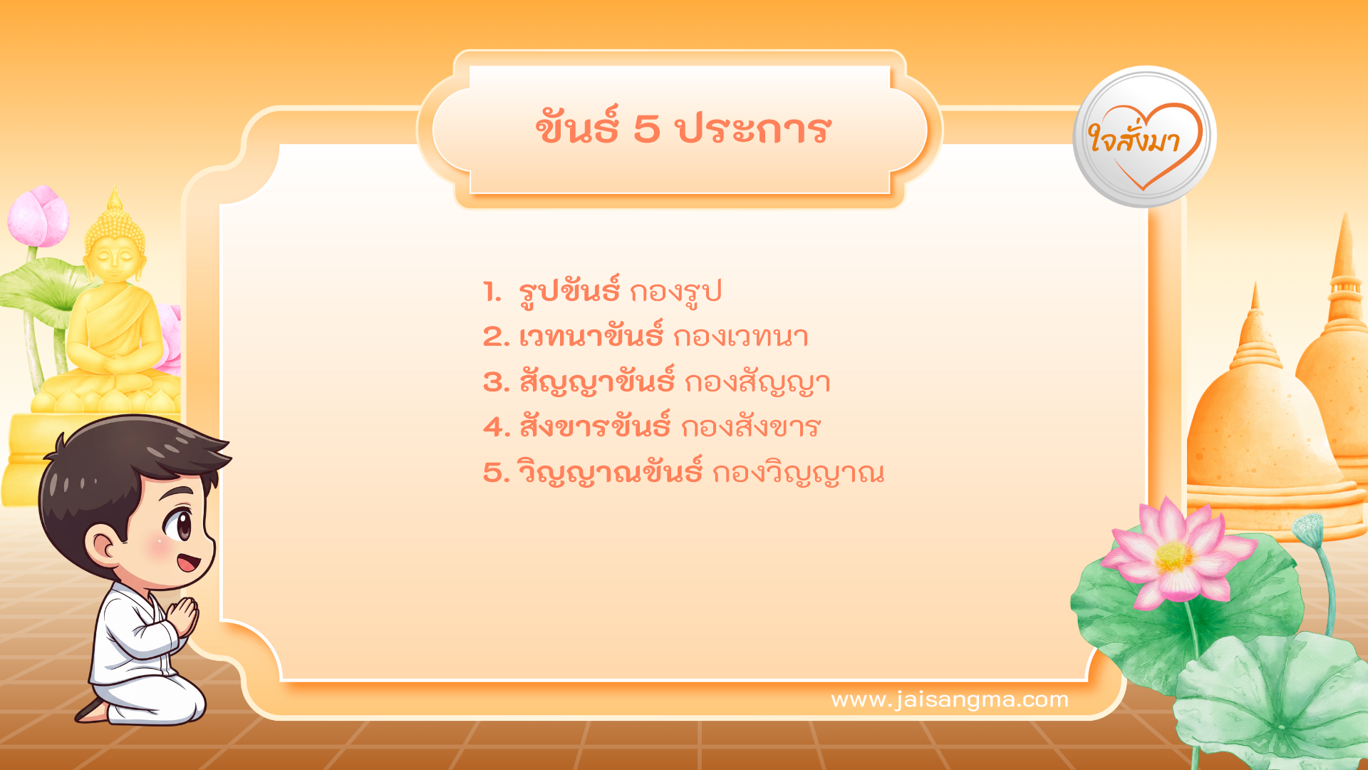 ขันธ์ 5 ประการ